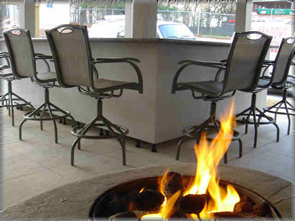 Outdoor Kitchen Bar Installed