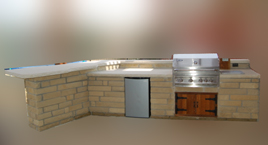 Outdoor Kitchen No Storage