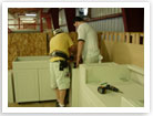 outdoor kitchen assembly