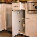 Outdoor Kitchen Open Cabinet
