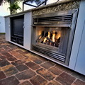 Outdoor TV and Fireplace