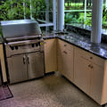 Cart Grill Outdoor Kitchen