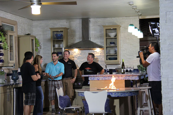 outdoor kitchen reveal