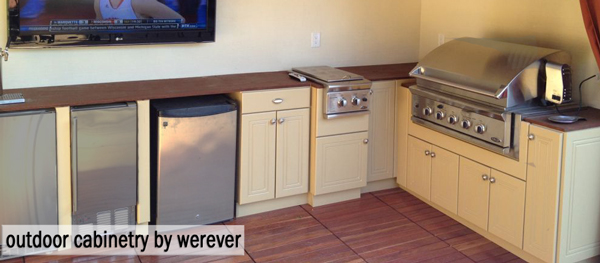 Outdoor cabinetry by werever