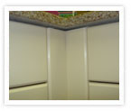 outdoor kitchen granite corner