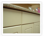 outdoor kitchen granite front
