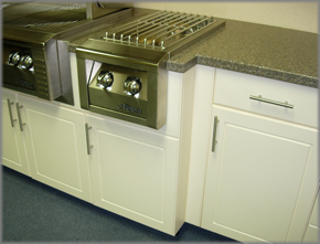 Outdoor Kitchen Side Burner Installed