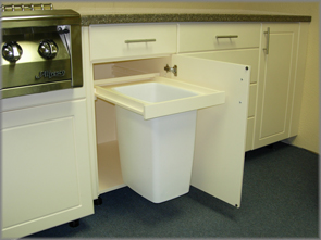 Outdoor Kitchen Pullout Cabinet Installed